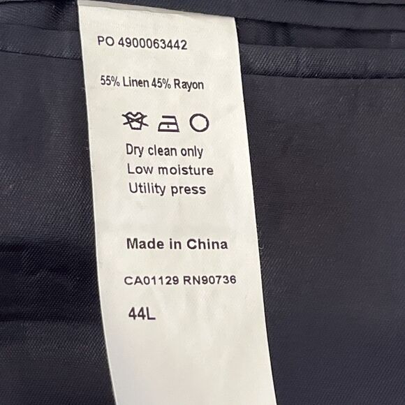 NWOT Calvin Klein Men’s Sports Jacket   Linen/Rayon Two Button Single Breast 44L - Picture 11 of 12